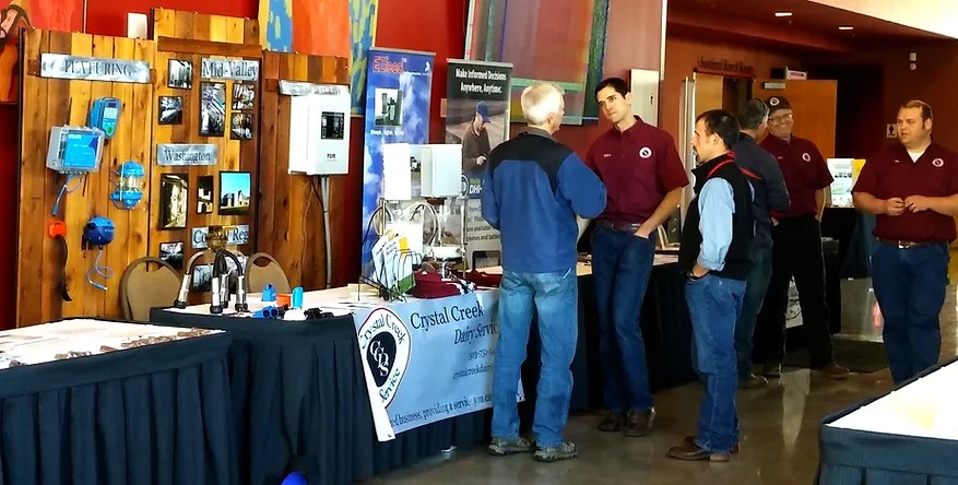 The Crystal Creek team representing the family business in the community