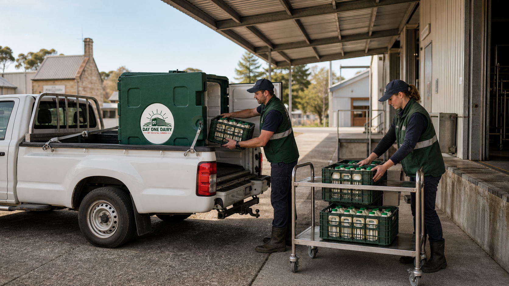 Day One Rapid cold-chain unit supporting local dairy delivery